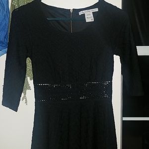 American Rag black skater dress